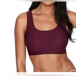Victoria's Secret Lounge Unlined Scoop Bra, Kir Color, Size XS-Medium
